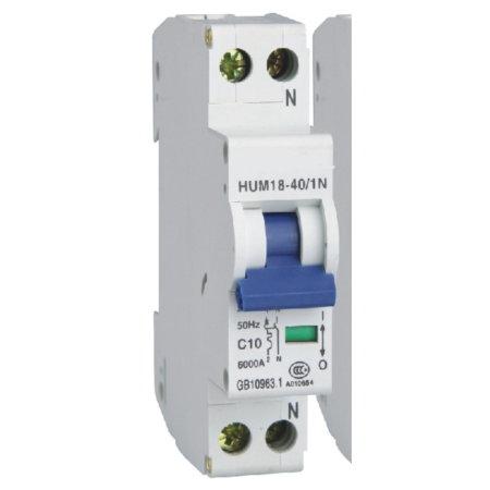 HUM18-40_1N series mini circuit breaker